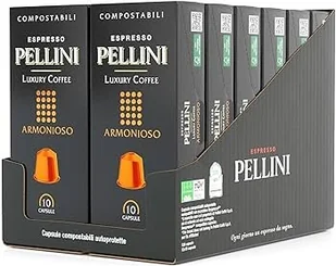 Pellini Armonioso - Kapsułki Do Ekspresów Nespresso - zestaw 12x10szt - Kawa w kapsułkach i saszetkach - miniaturka - grafika 1