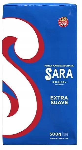 Yerba Mate Sara PU-1 Extra Suave 500g 0,5kg