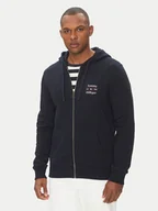 Bluzy męskie - Tommy Hilfiger Bluza MW0MW39250 Granatowy Regular Fit - miniaturka - grafika 1