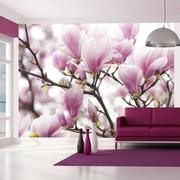 Fototapety - Fototapeta - Gałązka kwitnącej magnolii (rozmiar 200x154) - miniaturka - grafika 1