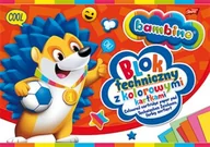 Szkolne artykuły papiernicze - Blok techniczny A4 10K kolorowe kartki Bambino PAKIET 10 sztuk - ST-Majewski - miniaturka - grafika 1