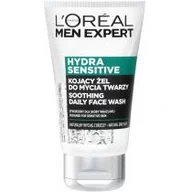 Kosmetyki do pielęgnacji twarzy męskie - L'Oreal Paris L'Oreal Paris Men Expert Hydra Sensitive kojący żel do mycia twarzy 100ml - miniaturka - grafika 1