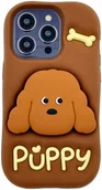Etui i futerały do telefonów - ETUI CASE 3D PUPPY Z PODSTAWKĄ IPHONE 16 Pro standard - miniaturka - grafika 1