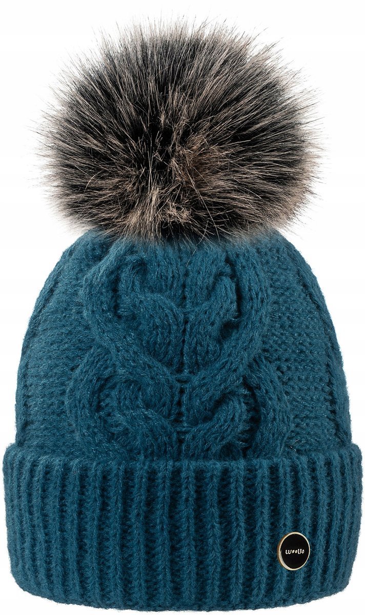 Zimowa Czapka Damska Dziana Polar Ciepła Woolk Alice