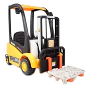 Pojazdy elektryczne dla dzieci - WIELKI WÓZEK WIDŁOWY Z OBROTOWYMI KÓŁKAMI/XMX638 - miniaturka - grafika 1