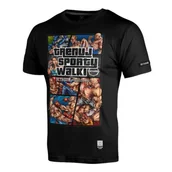 Koszulki sportowe męskie - Octagon T-Shirt Koszulka Trenuj Sporty Walki Black - miniaturka - grafika 1