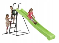 Place zabaw - Zjeżdżalnia 3m wolnostojąca składana z drabinką i podestem na plac zabaw - miniaturka - grafika 1