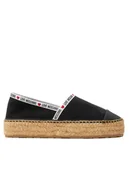 Espadryle damskie - LOVE MOSCHINO Espadryle JA10553G0IIG0000 Czarny - miniaturka - grafika 1