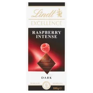 Czekolada - Lindt - Wyśmienita czekolada ciemna z kawałkami malin - miniaturka - grafika 1