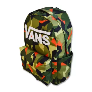 Plecak szkolny dziecięcy Vans New Skool Black/Grape - VN000628KE91 - Plecaki szkolne i tornistry - miniaturka - grafika 1