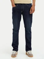 Spodnie męskie - Blend Jeansy Twister 20715000 Granatowy Slim Fit - miniaturka - grafika 1