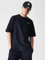 Koszulki męskie - T-shirt męski bawełniany oversize New Era Ne Premium Essential Os 60752363 M Czarny (0198976882710). T-shirty męskie - miniaturka - grafika 1