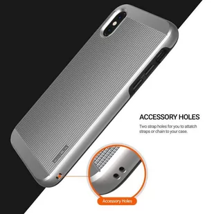 Obliq Slim Meta - Etui iPhone Xs / X (Satin Silver) - Etui i futerały do telefonów - miniaturka - grafika 4