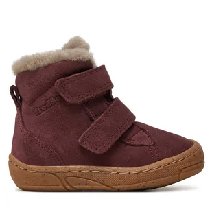 Kozaki Froddo Minni Suede G2110141-1 M Czerwony - Buty dla dziewczynek - miniaturka - grafika 1