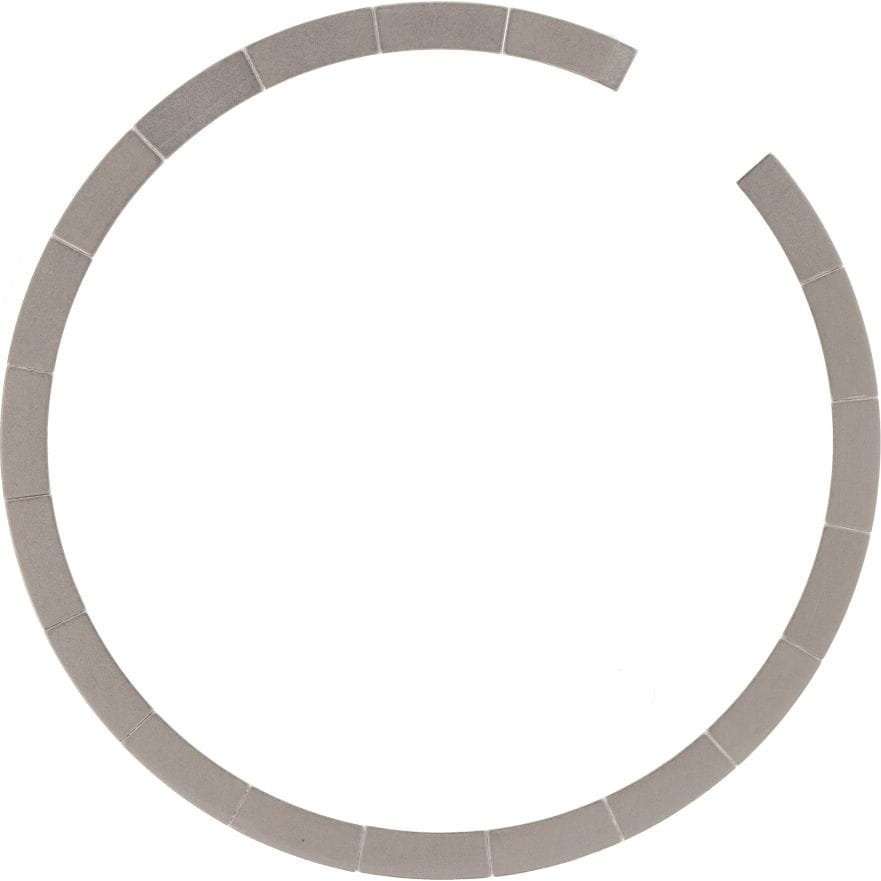 Metalowy ring, magnes wewnętrzny MagSafe do iPhone 16 Pro/16 Pro Max, ORG