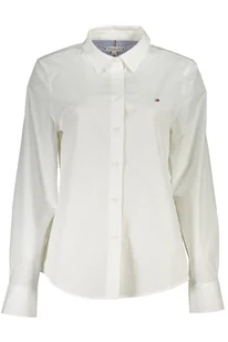 BIAŁA KOSZULA DAMSKA Z DŁUGIM RĘKAWEM TOMMY HILFIGER - Tommy Hilfiger - Koszule damskie - miniaturka - grafika 1