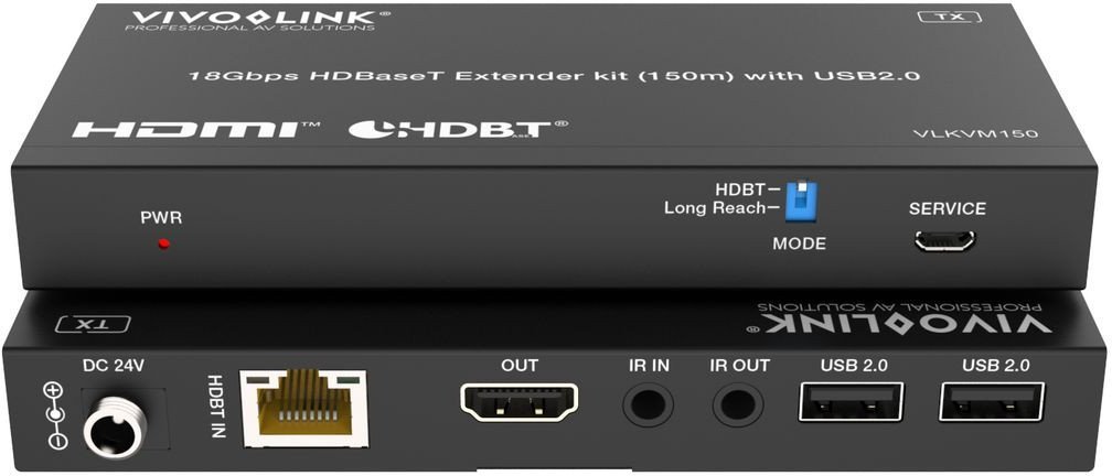 18Gbps HDBaseT KVM kit 150m