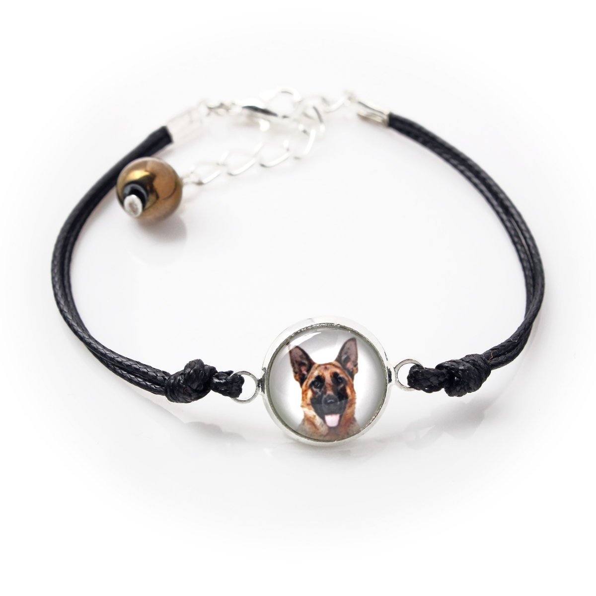 Owczarek niemiecki, Alsatian - bransoletka z twoim zdjęciem handmade, wyjątkowa biżuteria marki Art-Dog