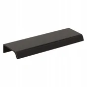Zawiasy, okucia i inne akcesoria - Uchwyt krawędziowy UA123 czarny mat dł 136mm - miniaturka - grafika 1