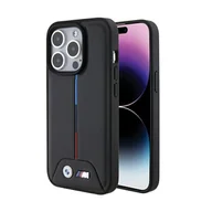 Etui i futerały do telefonów - BMW Quilted Tricolor - Etui iPhone 15 Pro Max (czarny) - miniaturka - grafika 1