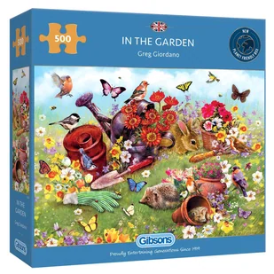 G3 Gibsons Puzzle 500 W ogrodzie Gibsons - Puzzle - miniaturka - grafika 1