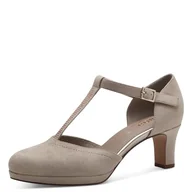 Czółenka - Jana Damskie czółenka 8-24474-42, beżowe, 39 EU szerokie, beżowy, 39 EU Weit - miniaturka - grafika 1