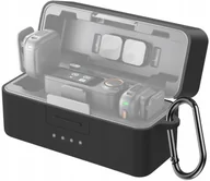 Akcesoria do streamingu - Puluz Silikonowy Pokrowiec Ochronny na Etui Ładujące PULUZ do DJI Mic 3 Czarny - miniaturka - grafika 1