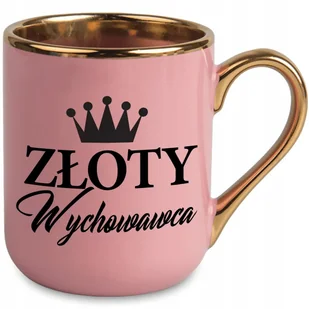 Kubek ELEGANT RÓŻOWY Prezent Dla Nauczyciela Złoty Wychowawca MIX WZORÓW - Kubki Kubek ELEGANT RÓŻOWY Prezent Dla Nauczyciela Złoty Wychowawca MIX WZORÓW - Kubki - miniaturka - grafika 1