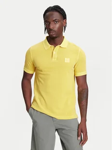 United Colors Of Benetton Polo 3089U302D Żółty Regular Fit - Koszulki męskie - miniaturka - grafika 1