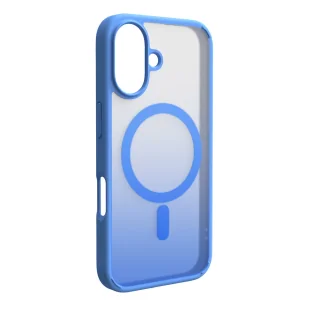 Etui silikonowe Puro Gradient MagSafe do iPhone 16 - niebieskie - Etui i futerały do telefonów - miniaturka - grafika 1