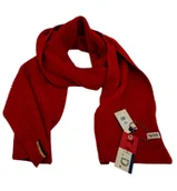 Apaszki i szaliki damskie - Szalik Tommy Hilfiger wełna jagnięca Bordo - miniaturka - grafika 1