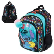 Plecaki szkolne i tornistry - St. Majewski Plecak Szkolny Młodzieżowy Duży Czterokomorowy Stitch Mint Aloha - miniaturka - grafika 1