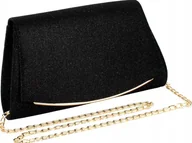 Torebki damskie - Edibazzar Czarna Torebka Wieczorowa Mała - miniaturka - grafika 1