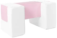 Klocki - Zestaw 3 Klocków Piankowych Kładka Na Rzepach Zestaw 3 Klocków Piankowych Kładka Na Rzepach (Kolor: Biały, Różowy (Pastel)) - miniaturka - grafika 1