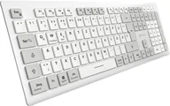 Klawiatury - Sharkoon OfficePal K30W biały DE-Layout Rubberdome - miniaturka - grafika 1