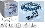 Oświetlenie świąteczne - Łańcuch Led 1200l Biały 24m Lumarko! - miniaturka - grafika 1