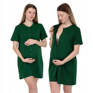 Piżamy ciążowe - Koszula ciążowa i do karmienia z wygodnym zapięciem na napy S - miniaturka - grafika 1