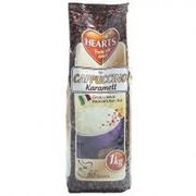 Kawa - Hearts Kawa rozpuszczalna Cappuccino o smaku karmelowym 1 kg - miniaturka - grafika 1