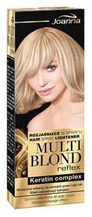 Joanna Multi Blond Reflex Rozjaśniacz w sprayu 150ml  Joanna - Farby do włosów i szampony koloryzujące - miniaturka - grafika 1