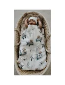 Śpiworki dla dzieci - Bonjour Cherie Śpiworek do spania bambusowy 0-3m Benji - miniaturka - grafika 1