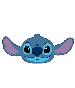 Poduszka kształtka 35x30 Lilo and Stitch niebieska przytulanka - Kołdry i poduszki dla dzieci - miniaturka - grafika 1