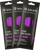 Balsamy i kremy do opalania - Soleo Tan Technology Dark Bronzer Mocny Bronzer Do Opalania x3szt 15ml - miniaturka - grafika 1