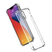 Etui i futerały do telefonów - Ugreen Protective Silicone Case gumowe elastyczne silikonowe etui pokrowiec iPhone 12 Pro / iPhone 12 przezroczysty - miniaturka - grafika 1