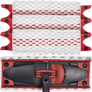 3 x Nakładka do Mopa Płaskiego Wkład Końcówka 3szt ISO TRADE - Miotły, szufle, mopy - miniaturka - grafika 1