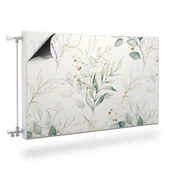 Dekoracje domu - MASKOWNICA Magnetyczna Na Grzejnik LIŚCIE Line-art Rośliny 90cm x 60cm - miniaturka - grafika 1