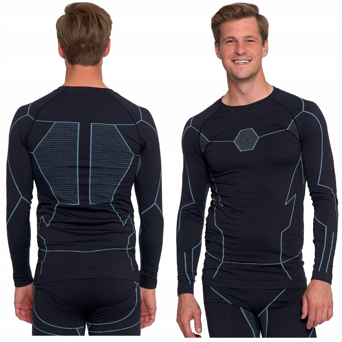 Bluzka Termoaktywna Męska Bielizna Bezszwowa Góra Odzież Termiczna MORAJ XL