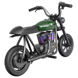Motocykl elektryczny dla dzieci HYPER GOGO Pioneer 12 Plus, 21,9 V 5,2 Ah 160 W, opony 12'x3', 12 km - zielony - Motocykle - miniaturka - grafika 2