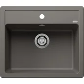 Zlewozmywaki - Zlewozmywak granitowy BLANCO Legra 6 Silgranit Wulkaniczny szary 527269 - miniaturka - grafika 1
