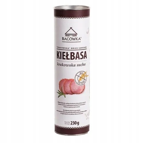 Kiełbasa krakowska Sucha w tubie Bacówka, 230g