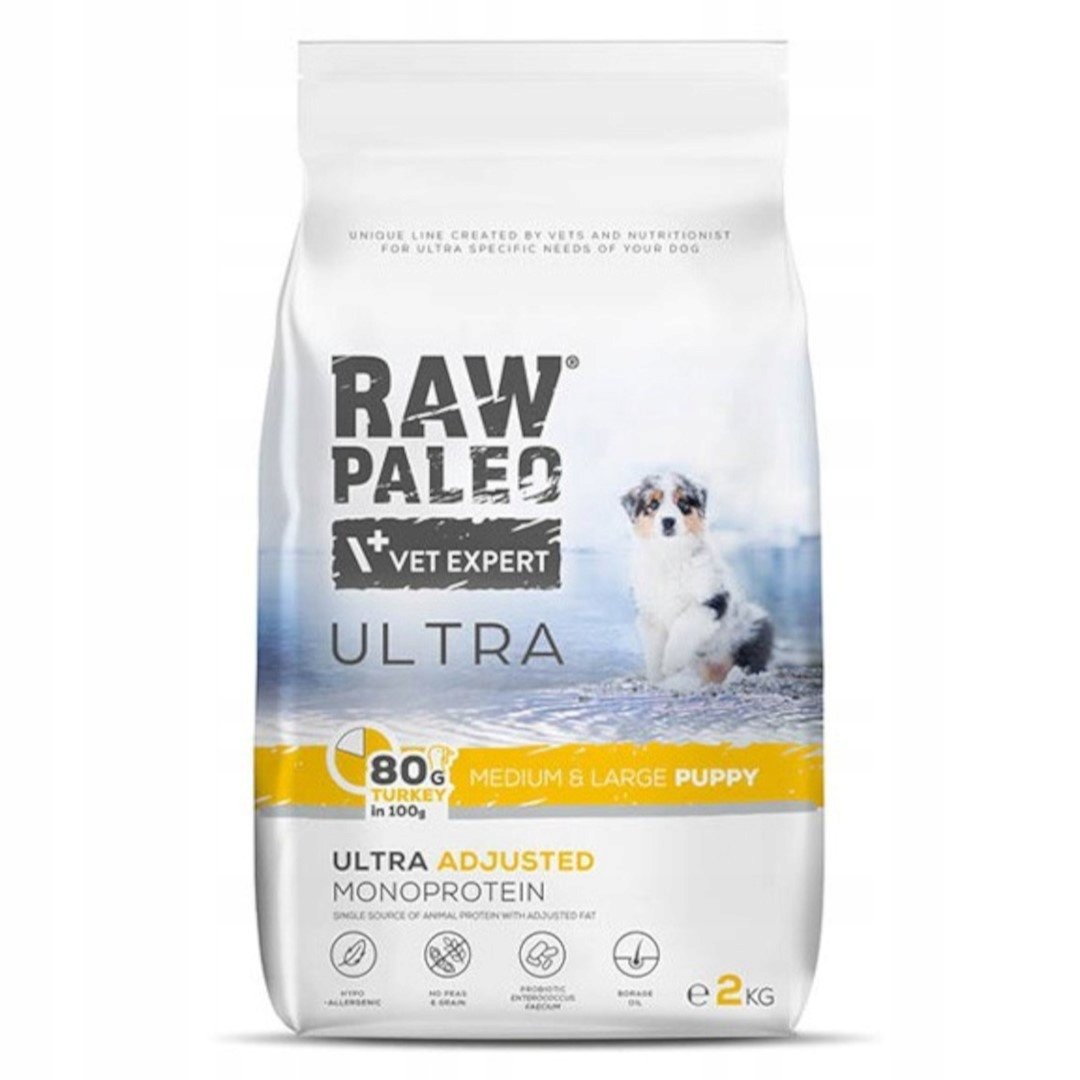 Vetexpert Raw Paleo Ultra Turkey Puppy Medium/ Large 2 kg